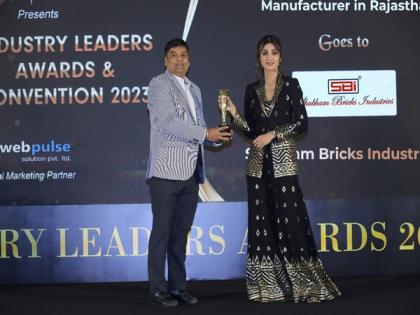 Shubham Bricks Industries Awarded Best Building Construction Material Manufacturer in Rajasthan at Brand Empower's Industry Leaders Awards 2023 | Shubham Bricks Industries Awarded Best Building Construction Material Manufacturer in Rajasthan at Brand Empower's Industry Leaders Awards 2023 Shubham Bricks Industries Awarded Best Building Construction Material Manufacturer in Rajasthan at Brand Empower's Industry Leaders Awards 2023 | Shubham Bricks Industries Awarded Best Building Construction Material Manufacturer in Rajasthan at Brand Empower's Industry Leaders Awards 2023