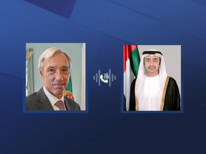 Abdullah bin Zayed, Portuguese FM discuss ways to reduce escalation in region, deliver humanitarian aid to civilians | Abdullah bin Zayed, Portuguese FM discuss ways to reduce escalation in region, deliver humanitarian aid to civilians Abdullah bin Zayed, Portuguese FM discuss ways to reduce escalation in region, deliver humanitarian aid to civilians | Abdullah bin Zayed, Portuguese FM discuss ways to reduce escalation in region, deliver humanitarian aid to civilians