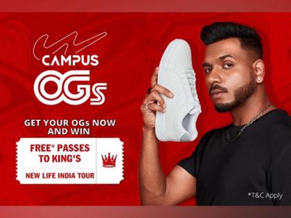 Campus Activewear and King Team Up for the #VibeWithOGKing Campaign; Unlock Your Chance to Meet the Icon in Person | Campus Activewear and King Team Up for the #VibeWithOGKing Campaign; Unlock Your Chance to Meet the Icon in Person Campus Activewear and King Team Up for the #VibeWithOGKing Campaign; Unlock Your Chance to Meet the Icon in Person | Campus Activewear and King Team Up for the #VibeWithOGKing Campaign; Unlock Your Chance to Meet the Icon in Person