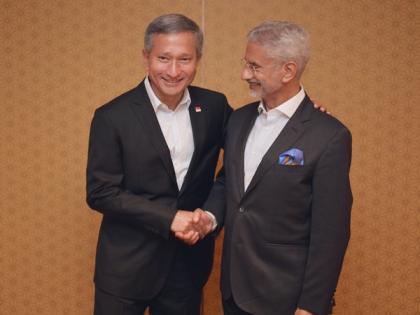 Jaishankar discusses "strategic partnership" with Singaporean counterpart Balakrishnan | Jaishankar discusses "strategic partnership" with Singaporean counterpart Balakrishnan Jaishankar discusses "strategic partnership" with Singaporean counterpart Balakrishnan | Jaishankar discusses "strategic partnership" with Singaporean counterpart Balakrishnan