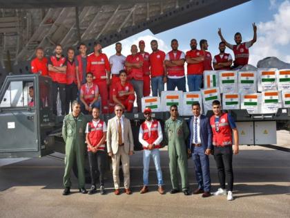 India's humanitarian aid for Palestinian people arrives in Egypt | India's humanitarian aid for Palestinian people arrives in Egypt India's humanitarian aid for Palestinian people arrives in Egypt | India's humanitarian aid for Palestinian people arrives in Egypt
