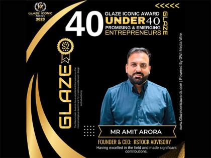 Amit Arora Recognized with the Glaze Award 40 Under 40 | Amit Arora Recognized with the Glaze Award 40 Under 40 Amit Arora Recognized with the Glaze Award 40 Under 40 | Amit Arora Recognized with the Glaze Award 40 Under 40