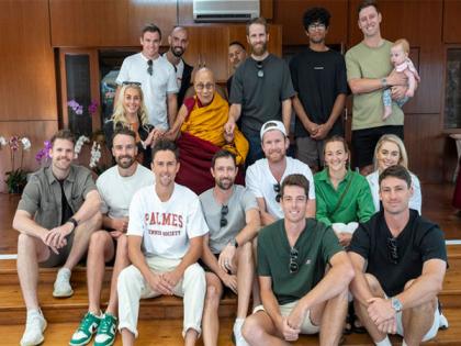 New Zealand cricket team meets Dalai Lama ahead of World Cup clash against Australia | New Zealand cricket team meets Dalai Lama ahead of World Cup clash against Australia