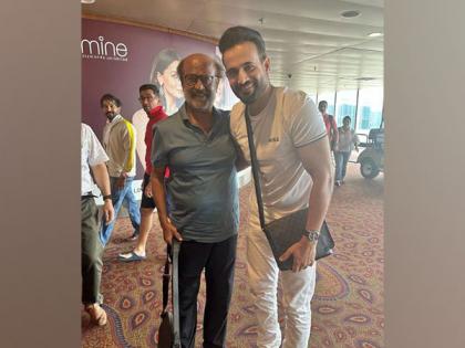 Irfan Pathan bumps into Rajinikanth, shares pic | Irfan Pathan bumps into Rajinikanth, shares pic Irfan Pathan bumps into Rajinikanth, shares pic | Irfan Pathan bumps into Rajinikanth, shares pic