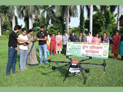 Empowering Women in Agri Tech: Drone Destination and IFFCO Kickstarts New All-Women Kisan Drone Pilot Training in Support of PM's "Lakhpati Didi Yojana" | Empowering Women in Agri Tech: Drone Destination and IFFCO Kickstarts New All-Women Kisan Drone Pilot Training in Support of PM's "Lakhpati Didi Yojana" Empowering Women in Agri Tech: Drone Destination and IFFCO Kickstarts New All-Women Kisan Drone Pilot Training in Support of PM's "Lakhpati Didi Yojana" | Empowering Women in Agri Tech: Drone Destination and IFFCO Kickstarts New All-Women Kisan Drone Pilot Training in Support of PM's "Lakhpati Didi Yojana"