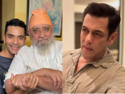 Angad Bedi thanks Salman Khan for calling him after father Bishan Singh Bedi's demise | Angad Bedi thanks Salman Khan for calling him after father Bishan Singh Bedi's demise Angad Bedi thanks Salman Khan for calling him after father Bishan Singh Bedi's demise | Angad Bedi thanks Salman Khan for calling him after father Bishan Singh Bedi's demise