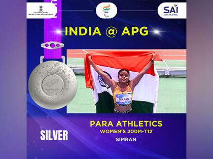 Para Asian Games: Simran Vats secures silver medal in women's 200 m event | Para Asian Games: Simran Vats secures silver medal in women's 200 m event Para Asian Games: Simran Vats secures silver medal in women's 200 m event | Para Asian Games: Simran Vats secures silver medal in women's 200 m event