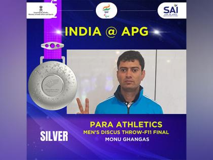 Para Asian Games: Monu Ghanghas secures silver in men's discus throw | Para Asian Games: Monu Ghanghas secures silver in men's discus throw Para Asian Games: Monu Ghanghas secures silver in men's discus throw | Para Asian Games: Monu Ghanghas secures silver in men's discus throw