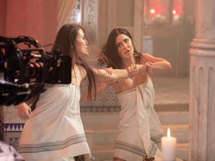 "Epic", says Hollywood actor Michelle Lee about Turkish hamman towel fight scene with Katrina Kaif | "Epic", says Hollywood actor Michelle Lee about Turkish hamman towel fight scene with Katrina Kaif