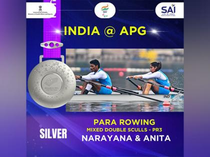 Asian Para Games: Indian rowers Anita, Narayana Konganapalle bag silver in PR3 Mixed Doubles Sculls | Asian Para Games: Indian rowers Anita, Narayana Konganapalle bag silver in PR3 Mixed Doubles Sculls Asian Para Games: Indian rowers Anita, Narayana Konganapalle bag silver in PR3 Mixed Doubles Sculls | Asian Para Games: Indian rowers Anita, Narayana Konganapalle bag silver in PR3 Mixed Doubles Sculls