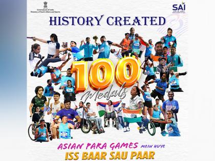 "Moment of unparalleled joy": PM Modi hails Indian para-athletes for "remarkable" 100 medals milestone at Asian Para Games | "Moment of unparalleled joy": PM Modi hails Indian para-athletes for "remarkable" 100 medals milestone at Asian Para Games "Moment of unparalleled joy": PM Modi hails Indian para-athletes for "remarkable" 100 medals milestone at Asian Para Games | "Moment of unparalleled joy": PM Modi hails Indian para-athletes for "remarkable" 100 medals milestone at Asian Para Games