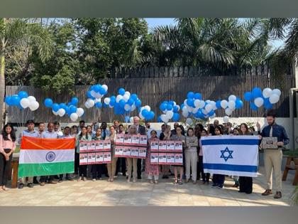 In solidarity with families of hostages, Israel's embassy in India joins "Balloons of Hope: Bring the Hostages Home" campaign | In solidarity with families of hostages, Israel's embassy in India joins "Balloons of Hope: Bring the Hostages Home" campaign