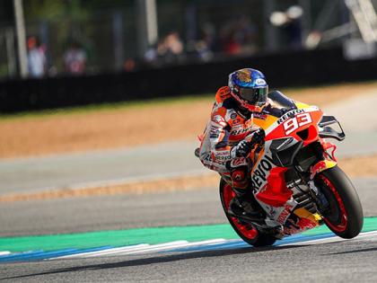 Honda's Marquez stars in sprint to fiery fourth, Mir recovers seven places | Honda's Marquez stars in sprint to fiery fourth, Mir recovers seven places Honda's Marquez stars in sprint to fiery fourth, Mir recovers seven places | Honda's Marquez stars in sprint to fiery fourth, Mir recovers seven places