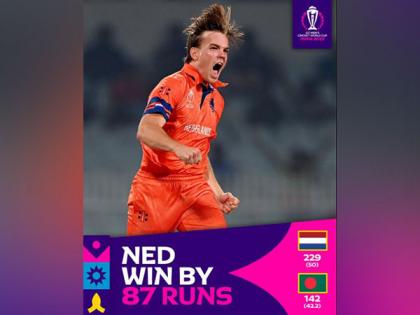 Netherlands stun Bangladesh by 87 runs, knock Asian side out of CWC | Netherlands stun Bangladesh by 87 runs, knock Asian side out of CWC