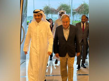 UN chief expresses gratitude to Qatar PM over mediation for release of hostages in Gaza | UN chief expresses gratitude to Qatar PM over mediation for release of hostages in Gaza UN chief expresses gratitude to Qatar PM over mediation for release of hostages in Gaza | UN chief expresses gratitude to Qatar PM over mediation for release of hostages in Gaza