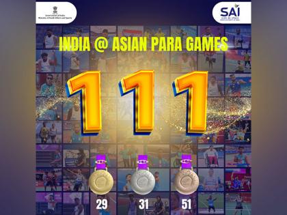 India concludes Para Asian Games campaign with a record 111 medals, Anurag Thakur reacts to historic performance | India concludes Para Asian Games campaign with a record 111 medals, Anurag Thakur reacts to historic performance India concludes Para Asian Games campaign with a record 111 medals, Anurag Thakur reacts to historic performance | India concludes Para Asian Games campaign with a record 111 medals, Anurag Thakur reacts to historic performance