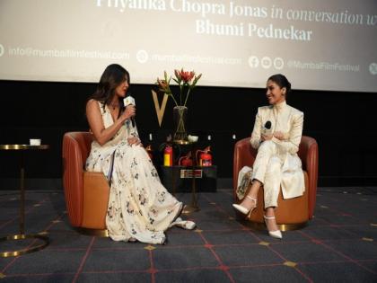 Priyanka Chopra heaps praises on Bhumi Pednekar at MAMI festival | Priyanka Chopra heaps praises on Bhumi Pednekar at MAMI festival