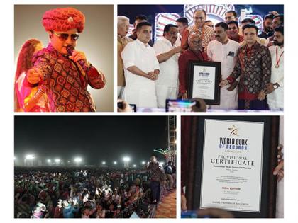 Record-Breaking Garba Event at Rajkot Featuring Bollywood Singer Parthiv Gohil Celebrates the Song 'Maadi' by PM Narendra Modi on Sharad Poonam | Record-Breaking Garba Event at Rajkot Featuring Bollywood Singer Parthiv Gohil Celebrates the Song 'Maadi' by PM Narendra Modi on Sharad Poonam