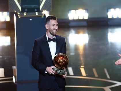Lionel Messi wins Ballon d'Or title for eighth time | Lionel Messi wins Ballon d'Or title for eighth time