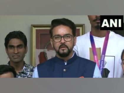Anurag Thakur with India's history-making Para Asian Games contingent | Anurag Thakur with India's history-making Para Asian Games contingent Anurag Thakur with India's history-making Para Asian Games contingent | Anurag Thakur with India's history-making Para Asian Games contingent