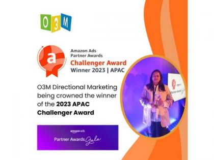 O3M Directional Marketing wins 2023 Amazon Ads Partner Award, Challenger Category | O3M Directional Marketing wins 2023 Amazon Ads Partner Award, Challenger Category O3M Directional Marketing wins 2023 Amazon Ads Partner Award, Challenger Category | O3M Directional Marketing wins 2023 Amazon Ads Partner Award, Challenger Category