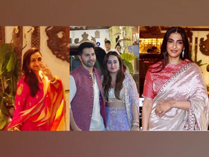 Rani Mukerji, Varun- Natasha to Sonam Kapoor snapped at Anil Kapoor's residence for Karwa Chauth celebrations | Rani Mukerji, Varun- Natasha to Sonam Kapoor snapped at Anil Kapoor's residence for Karwa Chauth celebrations Rani Mukerji, Varun- Natasha to Sonam Kapoor snapped at Anil Kapoor's residence for Karwa Chauth celebrations | Rani Mukerji, Varun- Natasha to Sonam Kapoor snapped at Anil Kapoor's residence for Karwa Chauth celebrations