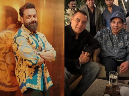 "Bond they share is just amazing": Bobby Deol on Salman Khan's relationship with Dharmendra | "Bond they share is just amazing": Bobby Deol on Salman Khan's relationship with Dharmendra "Bond they share is just amazing": Bobby Deol on Salman Khan's relationship with Dharmendra | "Bond they share is just amazing": Bobby Deol on Salman Khan's relationship with Dharmendra