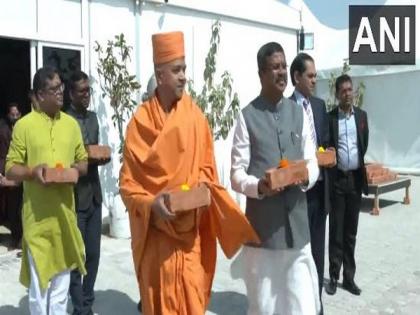 Union Minister Dharmendra Pradhan visits BAPS Hindu Mandir in Abu Dhabi | Union Minister Dharmendra Pradhan visits BAPS Hindu Mandir in Abu Dhabi