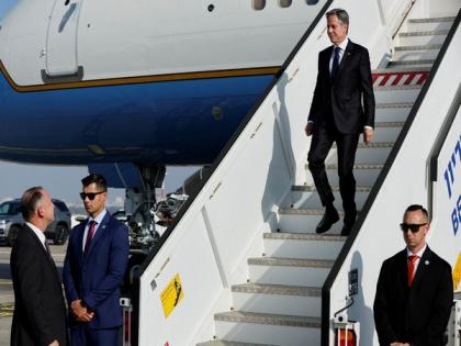 US State Secretary Antony Blinken lands in Tel Aviv amid Israel-Hamas conflict | US State Secretary Antony Blinken lands in Tel Aviv amid Israel-Hamas conflict