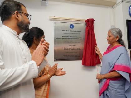 Nirmala Sitharaman inaugurates SBI branch in Sri Lanka's Jaffna | Nirmala Sitharaman inaugurates SBI branch in Sri Lanka's Jaffna Nirmala Sitharaman inaugurates SBI branch in Sri Lanka's Jaffna | Nirmala Sitharaman inaugurates SBI branch in Sri Lanka's Jaffna