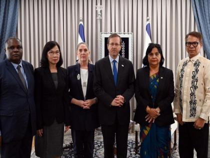 Israeli President meets with envoys whose citizens were murdered and abducted by Hamas | Israeli President meets with envoys whose citizens were murdered and abducted by Hamas Israeli President meets with envoys whose citizens were murdered and abducted by Hamas | Israeli President meets with envoys whose citizens were murdered and abducted by Hamas