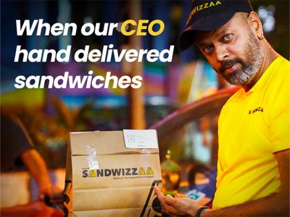 Sandwizzaa turns Mumbai Sandwichy; releases a Brand Film with CEO delivering orders with Zomato Riders | Sandwizzaa turns Mumbai Sandwichy; releases a Brand Film with CEO delivering orders with Zomato Riders Sandwizzaa turns Mumbai Sandwichy; releases a Brand Film with CEO delivering orders with Zomato Riders | Sandwizzaa turns Mumbai Sandwichy; releases a Brand Film with CEO delivering orders with Zomato Riders