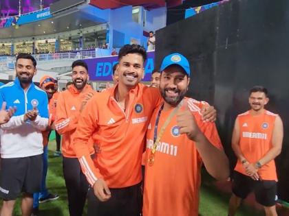 CWC 2023: Rohit Sharma wins 'Fielder of the Match' medal after India's win over SA | CWC 2023: Rohit Sharma wins 'Fielder of the Match' medal after India's win over SA