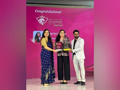 Belrise Industries Ltd. Co-founder & Executive Director Supriya S. Badve Honoured with Influential Leaders of India 2023 Award | Belrise Industries Ltd. Co-founder & Executive Director Supriya S. Badve Honoured with Influential Leaders of India 2023 Award