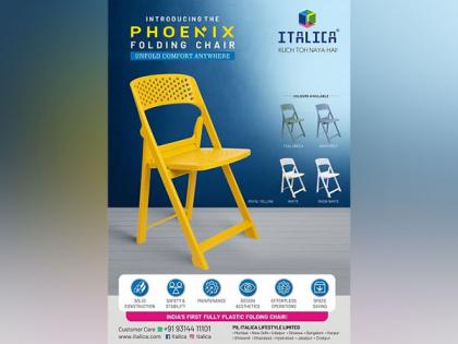 ITALICA Unveils India's First Fully Plastic Folding Chair - Phoenix Folding Chair | ITALICA Unveils India's First Fully Plastic Folding Chair - Phoenix Folding Chair
