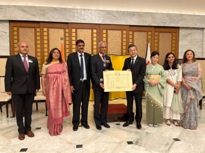 Japanese Embassy confers 'Order of the Rising Sun, Gold & Silver Star' to Rtd Admiral Karambir Singh | Japanese Embassy confers 'Order of the Rising Sun, Gold & Silver Star' to Rtd Admiral Karambir Singh Japanese Embassy confers 'Order of the Rising Sun, Gold & Silver Star' to Rtd Admiral Karambir Singh | Japanese Embassy confers 'Order of the Rising Sun, Gold & Silver Star' to Rtd Admiral Karambir Singh