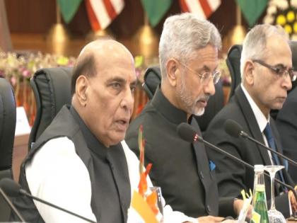"Indo-US partnership critical for rules based Indo Pacific": Rajnath Singh at 2+2 dialogue | "Indo-US partnership critical for rules based Indo Pacific": Rajnath Singh at 2+2 dialogue "Indo-US partnership critical for rules based Indo Pacific": Rajnath Singh at 2+2 dialogue | "Indo-US partnership critical for rules based Indo Pacific": Rajnath Singh at 2+2 dialogue