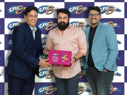 Mohanlal Joins Hands with Craze Biscuits to Take the Brand to Global Market | Mohanlal Joins Hands with Craze Biscuits to Take the Brand to Global Market