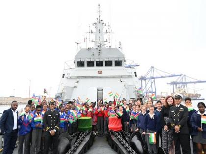 INS Sumedha makes goodwill visit to Namibia as part of extended range Op deployment | INS Sumedha makes goodwill visit to Namibia as part of extended range Op deployment