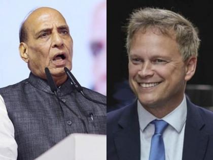 Rajnath Singh discusses defence ties, Indo-Pacific with UK counterpart | Rajnath Singh discusses defence ties, Indo-Pacific with UK counterpart Rajnath Singh discusses defence ties, Indo-Pacific with UK counterpart | Rajnath Singh discusses defence ties, Indo-Pacific with UK counterpart