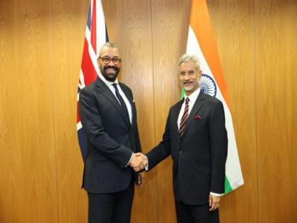 Jaishankar appreciates James Cleverly's unwavering support for India-UK strategic partnership | Jaishankar appreciates James Cleverly's unwavering support for India-UK strategic partnership Jaishankar appreciates James Cleverly's unwavering support for India-UK strategic partnership | Jaishankar appreciates James Cleverly's unwavering support for India-UK strategic partnership