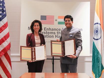 Goyal, Raimondo lead Innovation Handshake to deepen India-US tech ties | Goyal, Raimondo lead Innovation Handshake to deepen India-US tech ties Goyal, Raimondo lead Innovation Handshake to deepen India-US tech ties | Goyal, Raimondo lead Innovation Handshake to deepen India-US tech ties