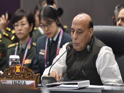Rajnath Singh reiterates India's commitment to freedom of navigation, overflight and unimpeded lawful commerce in international waters | Rajnath Singh reiterates India's commitment to freedom of navigation, overflight and unimpeded lawful commerce in international waters Rajnath Singh reiterates India's commitment to freedom of navigation, overflight and unimpeded lawful commerce in international waters | Rajnath Singh reiterates India's commitment to freedom of navigation, overflight and unimpeded lawful commerce in international waters