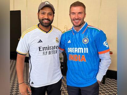 ICC CWC 2023: Rohit Sharma meets David Beckham in Mumbai | ICC CWC 2023: Rohit Sharma meets David Beckham in Mumbai