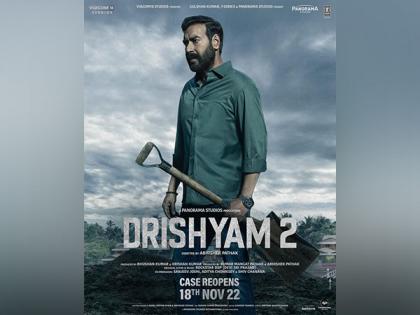 Ajay Devgn celebrates one year of 'Drishyam 2' | Ajay Devgn celebrates one year of 'Drishyam 2' Ajay Devgn celebrates one year of 'Drishyam 2' | Ajay Devgn celebrates one year of 'Drishyam 2'