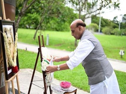Union Defence Minister Rajnath Singh visits Singapore | Union Defence Minister Rajnath Singh visits Singapore Union Defence Minister Rajnath Singh visits Singapore | Union Defence Minister Rajnath Singh visits Singapore