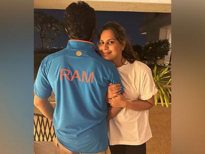 Ram Charan, Upasana show their support for Team India | Ram Charan, Upasana show their support for Team India Ram Charan, Upasana show their support for Team India | Ram Charan, Upasana show their support for Team India