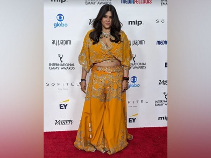 51st International Emmy Awards: Ektaa Kapoor aces ethnic look on red carpet | 51st International Emmy Awards: Ektaa Kapoor aces ethnic look on red carpet