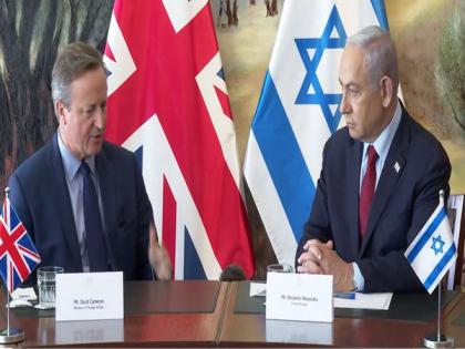 Israeli PM Netanyahu meets UK Foreign Secretary David Cameron, says "We hope to get our hostages out" | Israeli PM Netanyahu meets UK Foreign Secretary David Cameron, says "We hope to get our hostages out" Israeli PM Netanyahu meets UK Foreign Secretary David Cameron, says "We hope to get our hostages out" | Israeli PM Netanyahu meets UK Foreign Secretary David Cameron, says "We hope to get our hostages out"