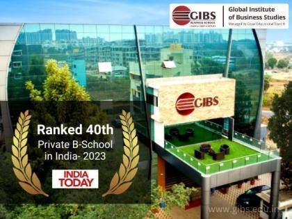 GIBS Business School Bangalore shines in India Today's 2023 Survey, Ranked 40th in the Private B-School category | GIBS Business School Bangalore shines in India Today's 2023 Survey, Ranked 40th in the Private B-School category GIBS Business School Bangalore shines in India Today's 2023 Survey, Ranked 40th in the Private B-School category | GIBS Business School Bangalore shines in India Today's 2023 Survey, Ranked 40th in the Private B-School category